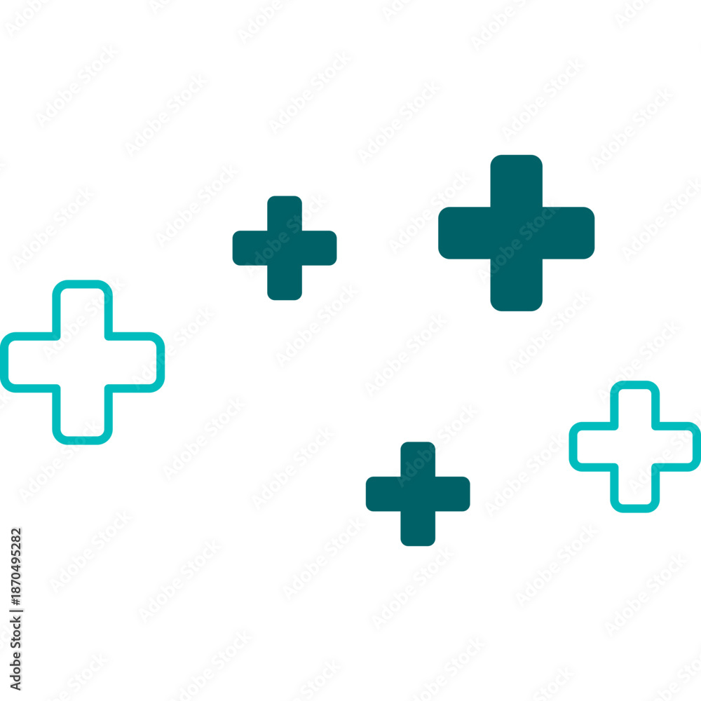 Obraz premium Medical Cross Decoration