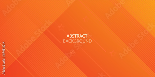 Morden orange color abstract background with futuristic line, orange background use for business, corporate, institution, poster, template, party, festive, seminar, vector, illustration