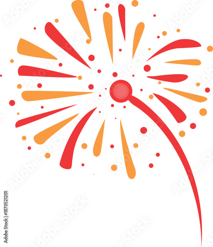 Colorful fireworks exploding in the night sky, creating sparks and light