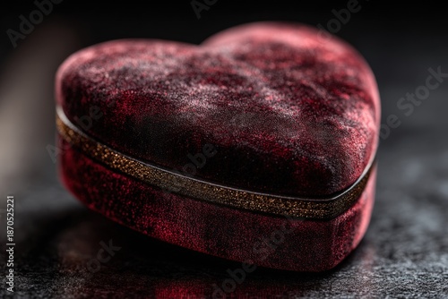 Wallpaper Mural A Luxurious Heart-Shaped Velvet Box: A Perfect Gift for Love, Memories, and Special Occasions Torontodigital.ca