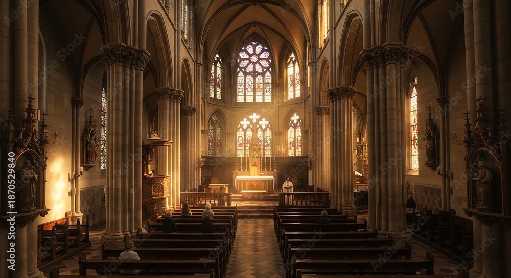 Fototapeta premium Golden Hour Benediction
