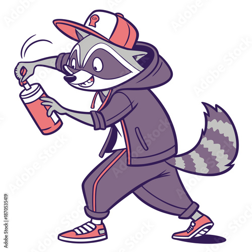 Raccoon Street Artist 1