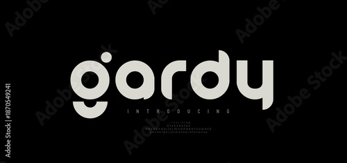 modern minimal abstract alphabet fonts. Typography creative minimalist decorative sport, game, technology, fashion, digital, creative logo font. vector illustration