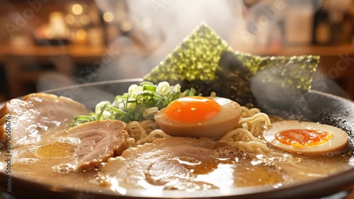 Delicious Ramen Bowl - A Culinary Journey to Japan.