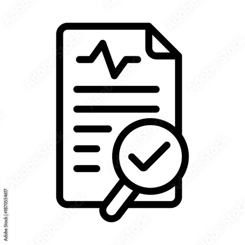 Quadro su tela Audit and Compliance Workflow Icon Element for Design