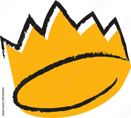 Pencil Scratch Crown