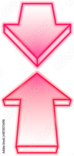 Pink Light Arrows