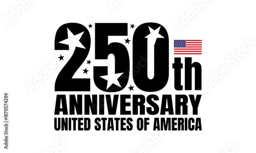 250th anniversary USA Background Logo