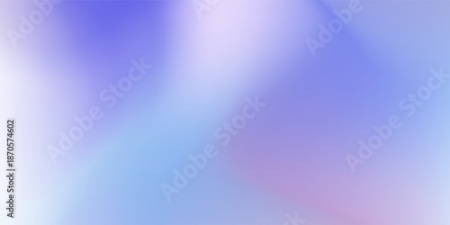 Blue purple smooth abstract gradient background. Holographic blurred abstract bg pattern art