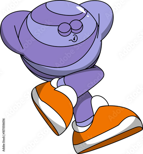 Relaxing Planet Mascot