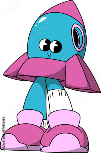 Rocket Girly Character