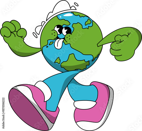 Walking Earth Character