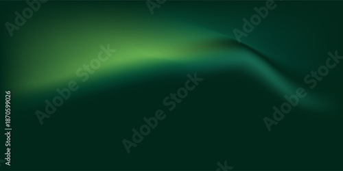 Abstract blurred gradient mesh background in green.Vector illustration art