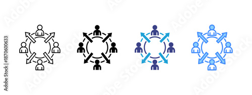 External icon set multiple style collection