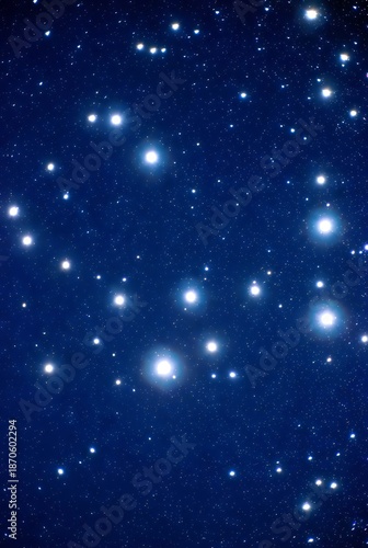 Wallpaper Mural Celestial Radiance: Starry Night Sky with Glowing Luminaries Torontodigital.ca