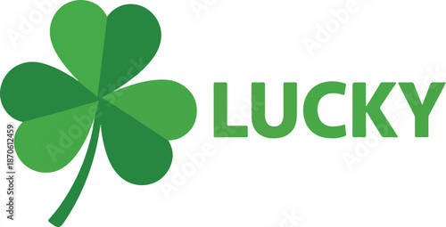 Four-Leaf Clover Symbolizing Good Fortune and Prosperity