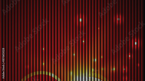 Ribbed futuristic fractal glass texture with bright dreamy gradient of purple pink colors. Bold dynamic design blending soft bright rich deep colors and geometry for modern visual art project. Vector