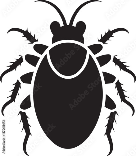 Tick icon silhouette on transparent background vector graphic