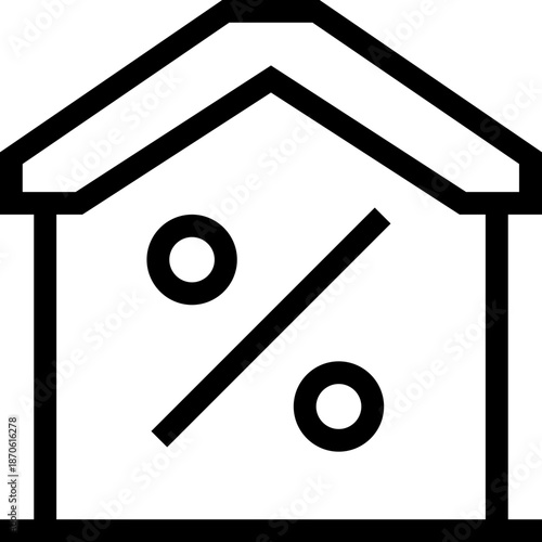 Real Estate Mortgage Icon