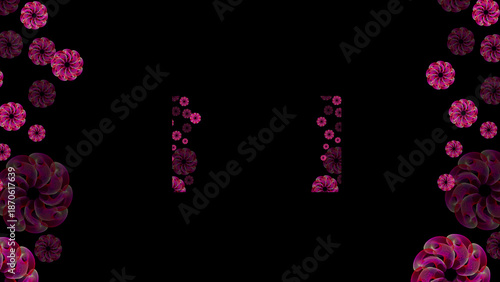 floral dynamic unique hand make mesh line wavy illustrator 4k pc wallpaper on dark background images