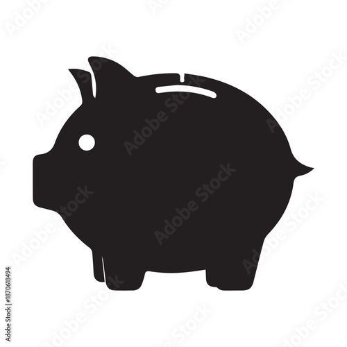piggy bank on a white background