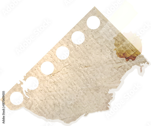 Shabby Notebook Paper