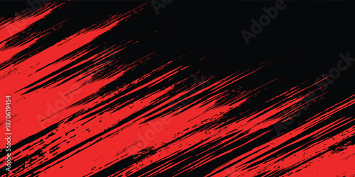Abstract dark red speed light tail on black background. modern vector