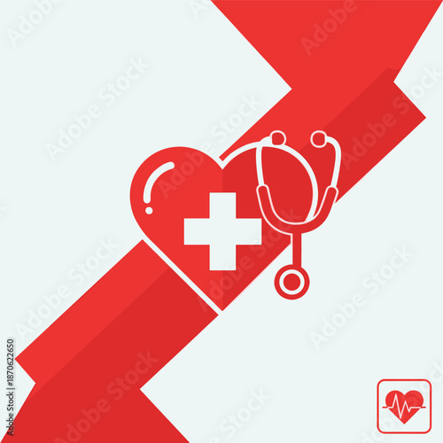 A modern and bold abstract background with red and white colors, conveying energy and simplicity, ideal for marketing and advertising materials.