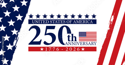250th anniversary USA Background Logo