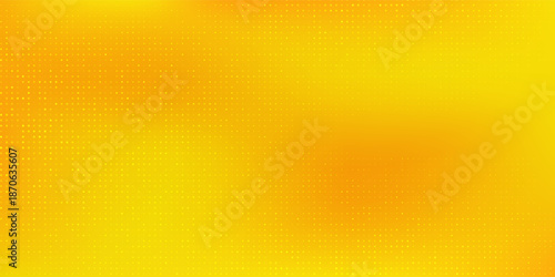 Warm modern yellow and orange gradient abstract composition background. It has a fine grainy texture vector