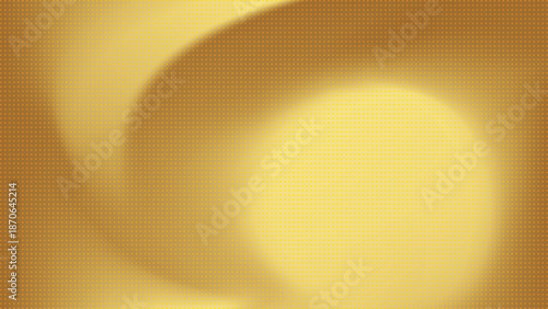 Abstract gold gradient background with halftone effect, pixel art. Vector illustration.