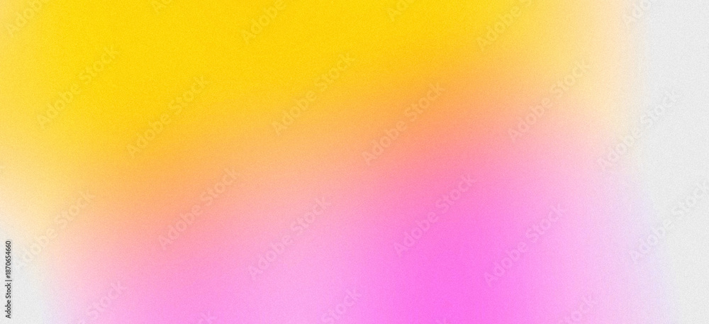 Obraz premium Abstract Soft Grainy Pastel Gradient Background with Yellow Green Pink Blur Modern Minimal Design Banner Header