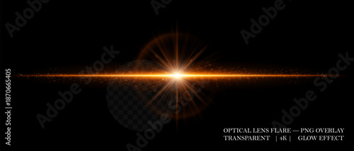Cinematic optical flare with radiant glow, subtle reflections, and gradient diffusion. Ideal for digital overlays, motion visuals, and design effects.