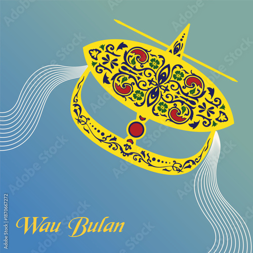 Wau Malaysia  Wau Bulan Malay Melayu Culture Tradition heritage Malay Moon Kite