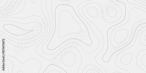 Minimalist black and white topographic contour line background.
Seamless terrain height map with vintage cartographic feel.