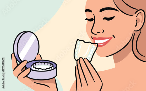 A woman applying a facial mask, enjoying a moment of self-care and relaxation.