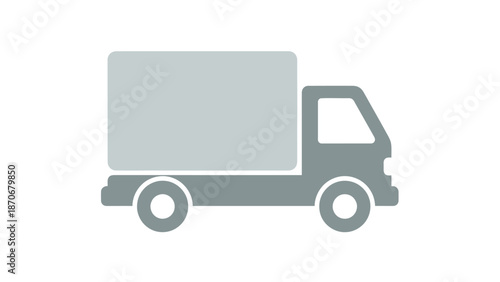Delivery Truck Vehicle Transport Logistics.