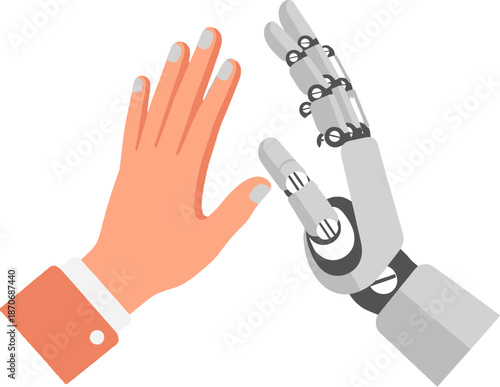 Symbolic Representation of Human and Artificial Intelligence Collaboration in the Digital Age Bridging the Gap Between Mankind and Machines for a Brighter Future