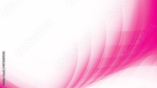Abstract white and pink color, modern design stripes background with curve lines and glowing light. Vector illustration.
