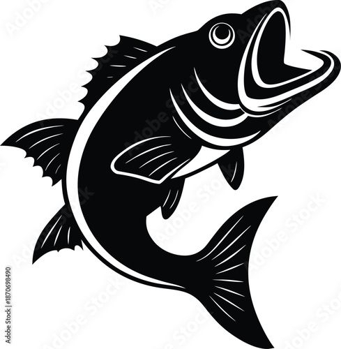 Jumping Fish Silhouette