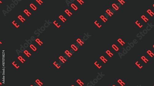 A looping animated pattern of the word 