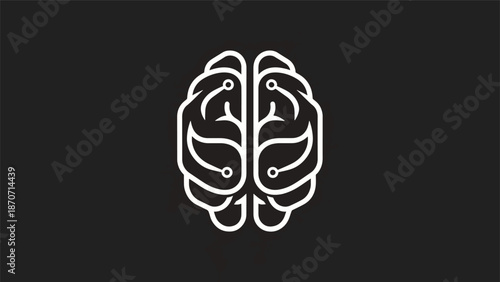 Brain illustration representing artificial intelligence and technological advancements in the field.