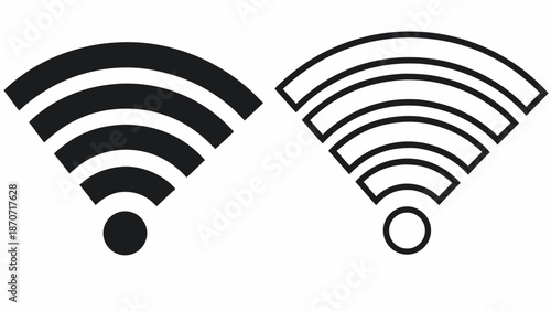 Minimalist Black Fish Silhouette Icon