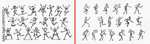 sports figure illustration, active people drawing, athletic figure artwork, fitness sports design, hand drawn active clipart, exercise people illustration, stock sports artwork

