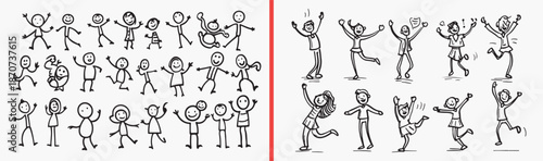 stick figure illustration, people character drawing, simple figure artwork, human stick design, hand drawn people clipart, cartoon character illustration, stock figure artwork

