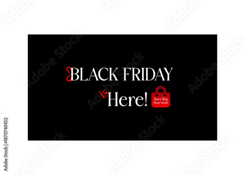 Modern Black Friday sale banner design featuring bold typography, high contrast colors, and eye-catching discount elements. Perfect for social media promotion, online marketing, e-commerce advertiseme