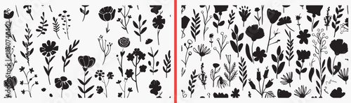 flower bloom illustration, floral pattern drawing, botanical flower artwork, garden bloom design, hand drawn floral clipart, decorative flower illustration, stock bloom artwork

