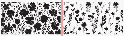 floral leaf illustration, botanical pattern drawing, nature floral artwork, plant leaf design, hand drawn botanical clipart, decorative pattern illustration, stock floral artwork

