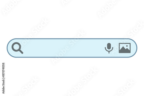 Barra de búsqueda de color cian con icono de lupa 