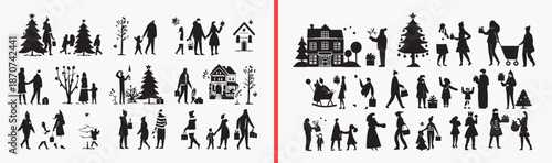 village house illustration, rural scene drawing, countryside house artwork, farm village design, hand drawn rural clipart, country scene illustration, stock village artwork

